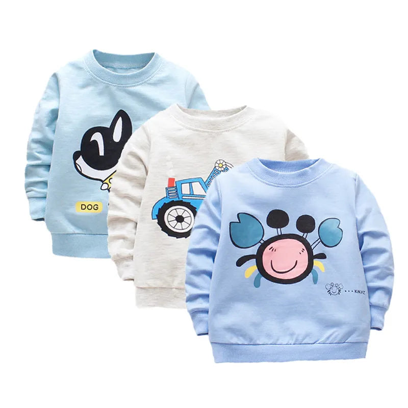 Baby Boy t-shirt Cotton Casual Baby Boy Long Sleeve Tops Newborn Shirt Spring Autumn t shirt First Birthday Baby Boy Clothes