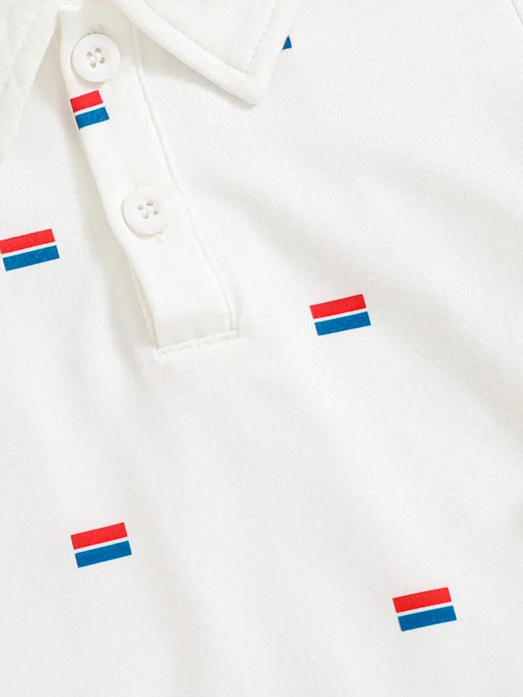 Boys' T-Shirt, Short-Sleeved Summer Children's Polo Shirt Baby T-Shirt Top Korean-Style White Lapel Cool And Trendy
