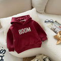 2025 New Style Baby Boys Toddler Kids Hooded Sweatshirt Pullover Loose Fit Casual Top for Spring and Autumn