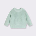0-6T Newborn Baby Sweater Kid Boy Girl Winter Clothes Warm Thick Knit Pullover Top Infant Long Sleeve Basic Knitwear Outfit