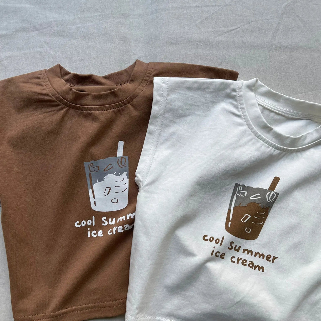 Children's Beverage Cup Printed Vest for Spring Summer New Sleeveless Tops for Boys and Girls, Baby Korean Version for Children