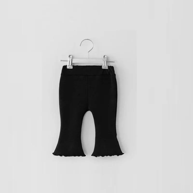 autumn  Newborn Infant Baby Girls trousers Girl Plaid bell-bottoms  Fashion Baby clothing