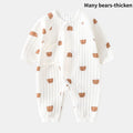 Long Sleeve Baby Casual Jumpsuits Baby Boys Girls Toddler Rompers Cotton Bebe Jumpsuit Clothing Outfits Soft One-Piece Pajamas